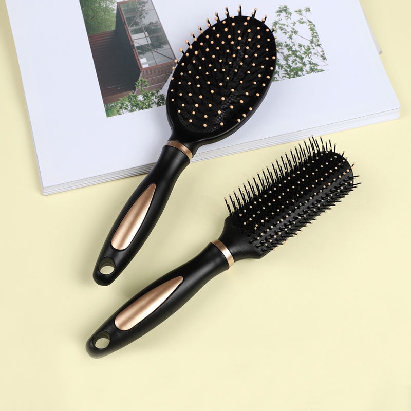 ED - SISIR RAMBUT ANTI KUSUT HITAM PREMIUM / SISIR ANTI KUSUT / SISIR PIJAT KESEHATAN PREMIUM QUALITY/sisir paket isi 3 pcs