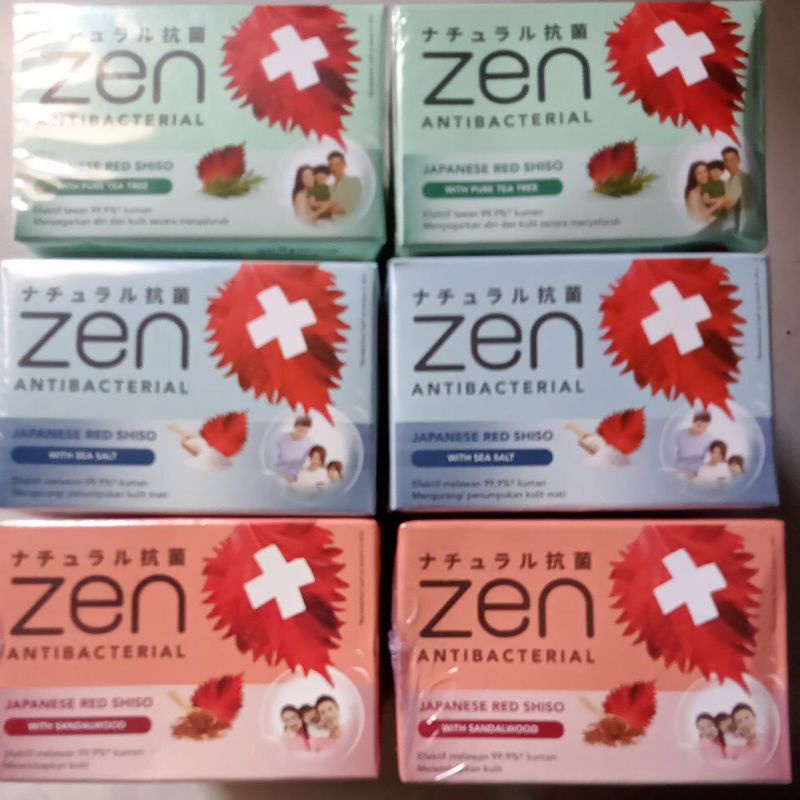 Jual Zen Sabun Mandi Batang Antibacterial 70g Shopee Indonesia