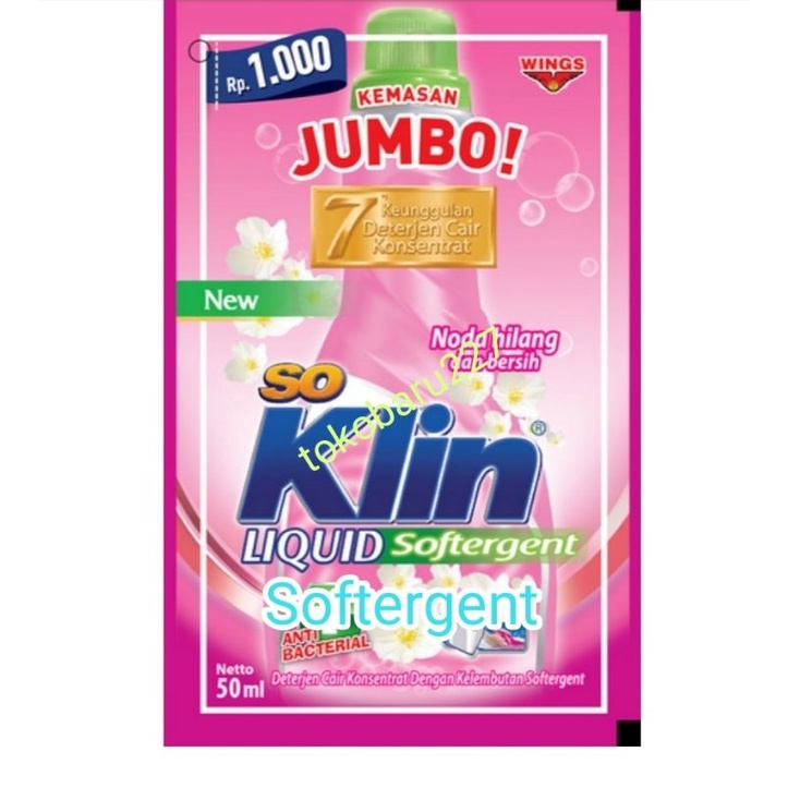 Soklin Liquid sachet Eceran 1000 (12sachet)