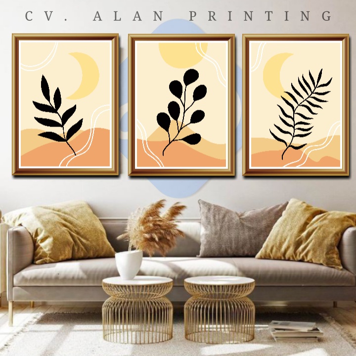 HIASAN DINDING 17R 30X40 ABSTRAK AESTHETIC ART DEKORASI PAJANGAN DINDING KODE ABS 109-135 ads
