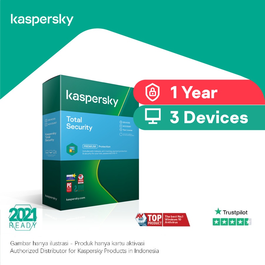 KASPERSKY Total Security KTS 3 PC 1 Tahun | 3 user