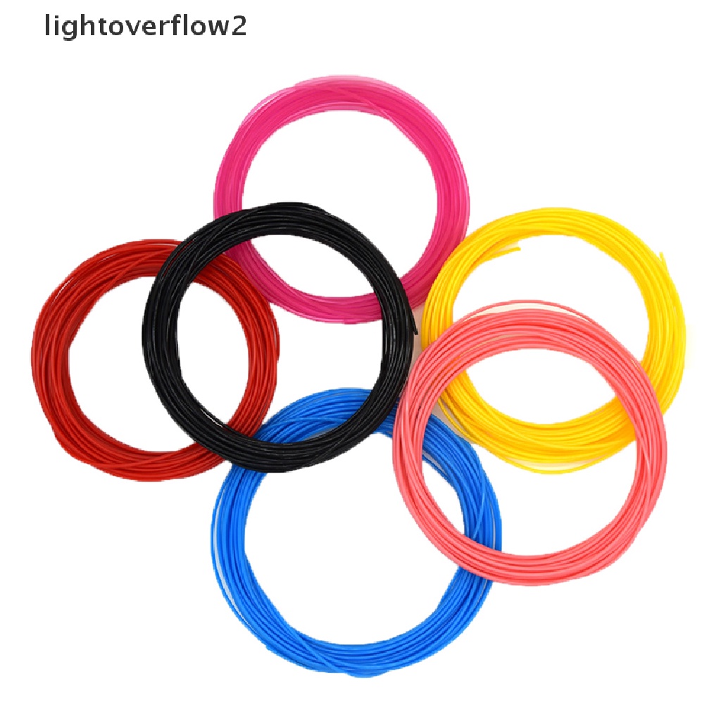 (lightoverflow2) Filamen PLA 1.75mm Panjang 10m Untuk Refill Pring 3D Pen