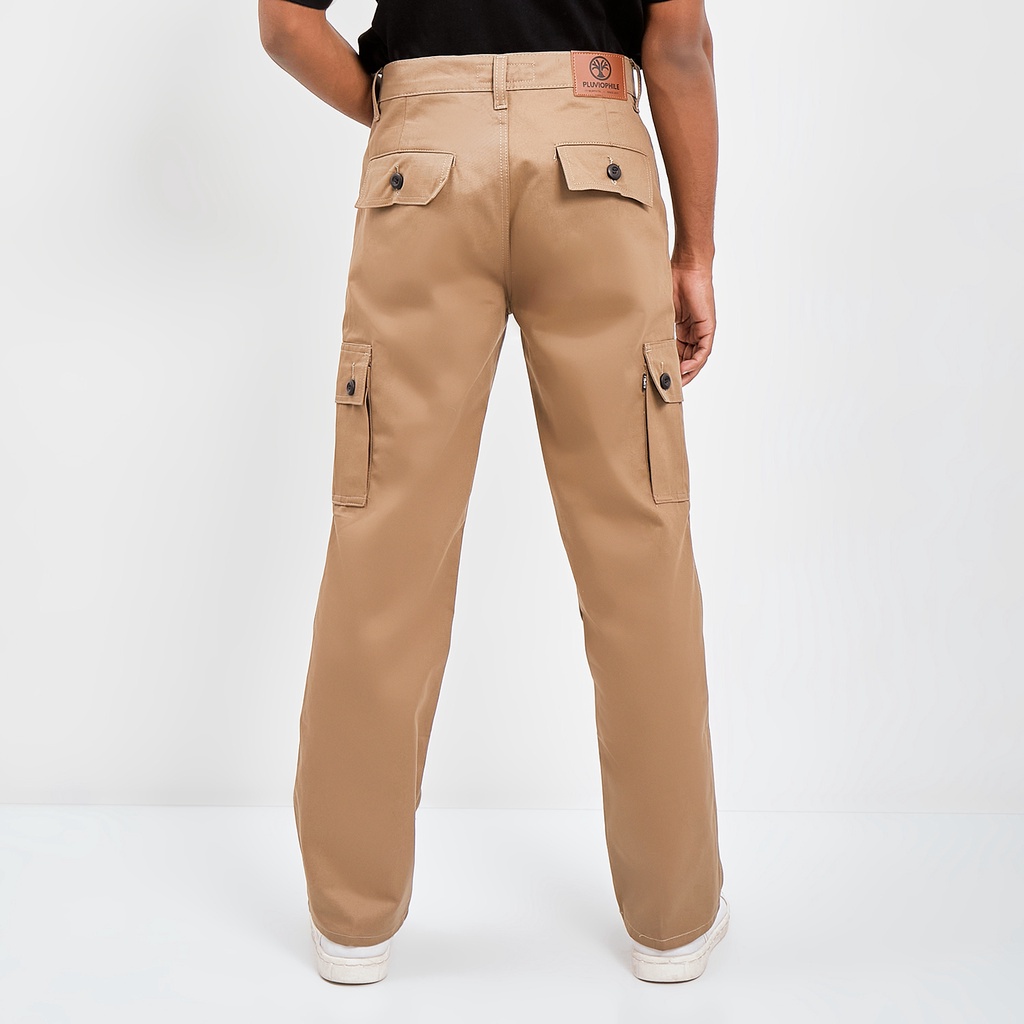 Pluviophile - Long Cargopants celana cargo panjang reguler - Khaki