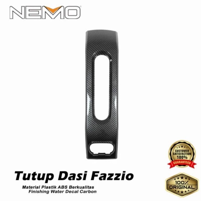 Cover Dasi Fazzio Carbon Tutup Dasi Depan Fazzio Carbon