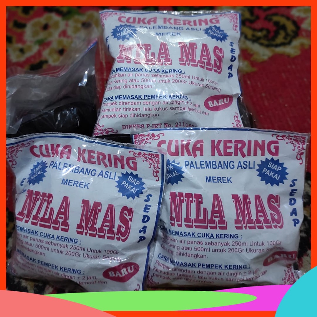 

CUKO KERING PEMPEK PALEMBANG 100 GRAM BUNGKUSAN CAP NILA MAS SEDAP