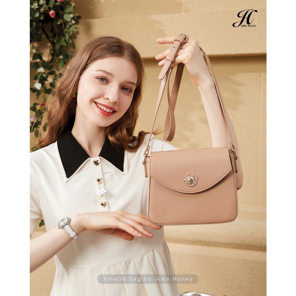 JIMS HONEY JH TAS SELEMPANG WANITA AMELIA BAG (FREE EXCLUSIVE BOX)