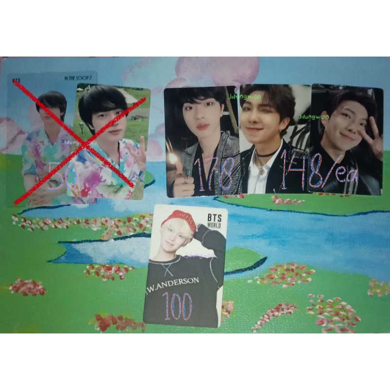 WTS PC BTS OFFICIAL JIN SUGA RM MCB BTSW