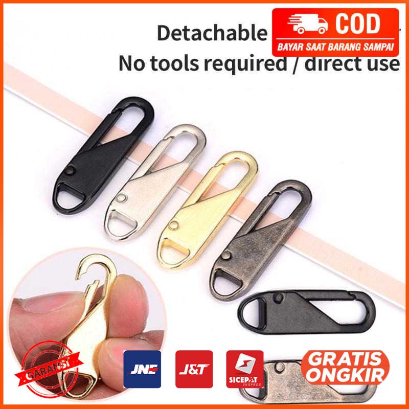 Kepala Ritsleting Pengganti Zipper Head Replacement 5 PCS KA09