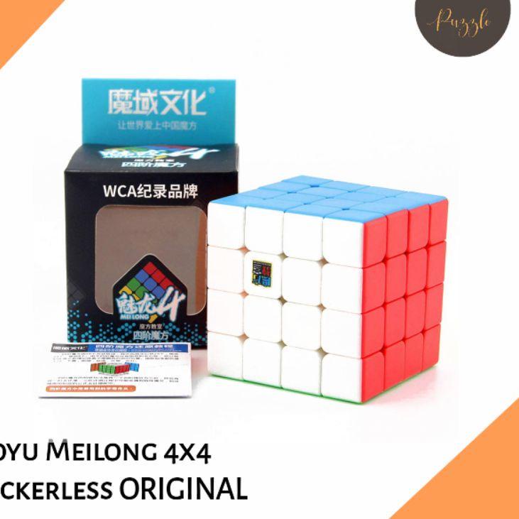 Best - Rubik 4x4 Moyu Meilong 4x4 Stickerless ORIGINAL