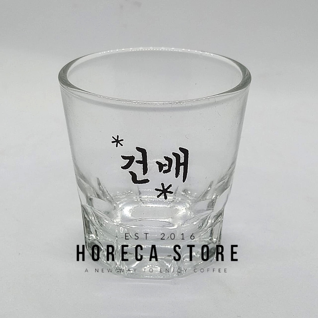 Gelas Sloki Black 60ml - Gelas Sloki