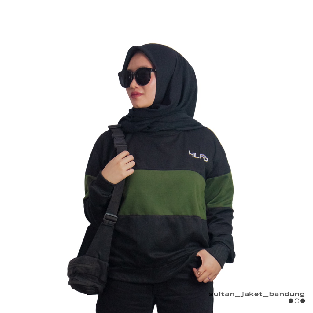 Sweatshirt Stripe Holyrider  II  Sweatshirt Stripe Kombinasi Combo Pria &amp; WAnita