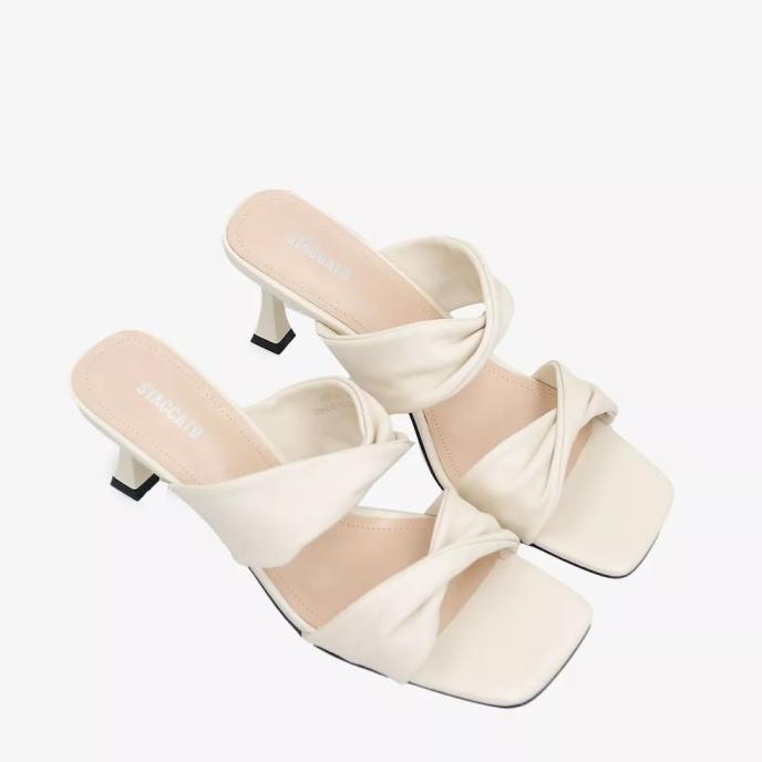 STACCATO J207-3018 WOMAN HEELS (ORIGINAL) SANDAL WANITA - BEIGE FH5646FG4D