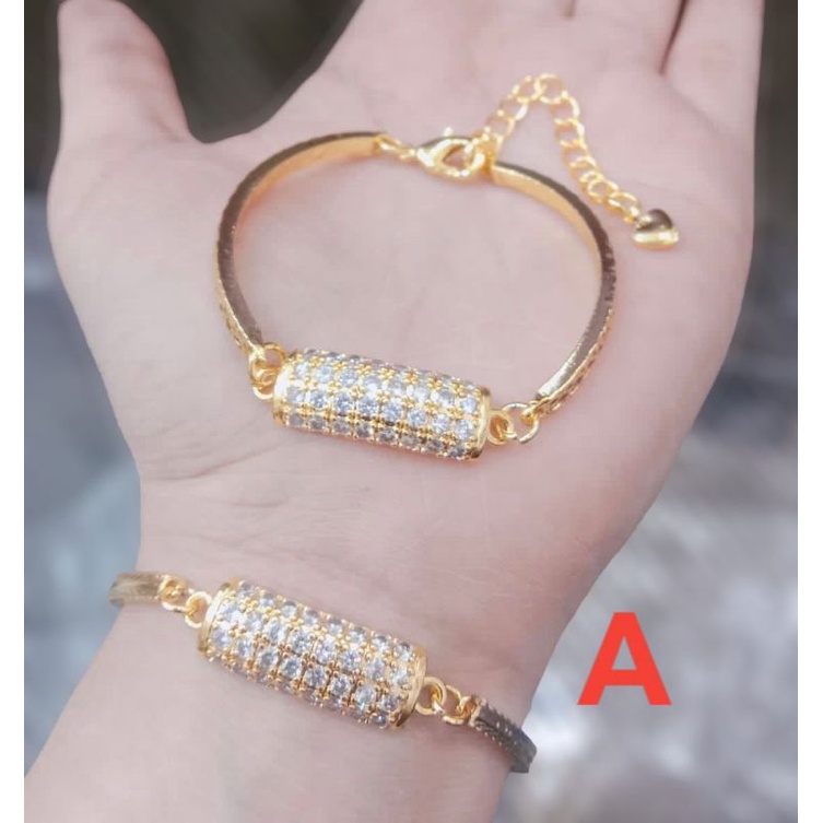 gelang tangan wanita gelang fashion wanita gelang xuping perhiasan pengganti emas