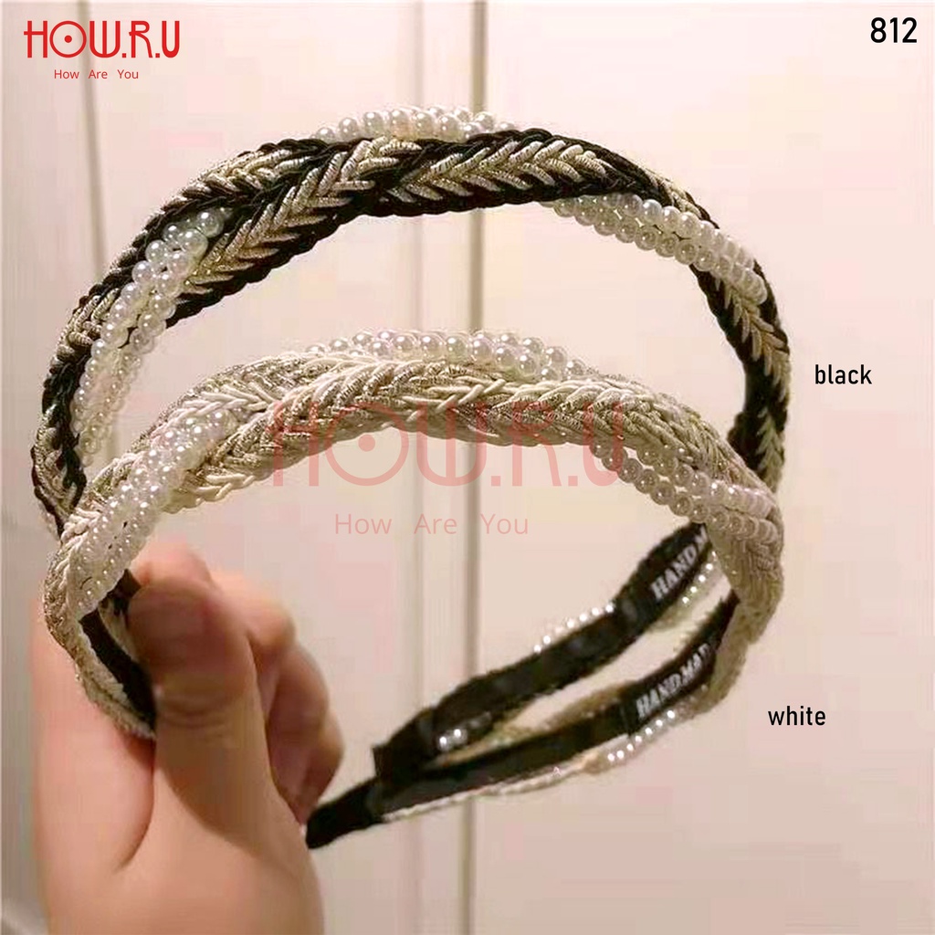 HOW.R.U | Bando Mutiara Elegant / Korean Pearl Hairband