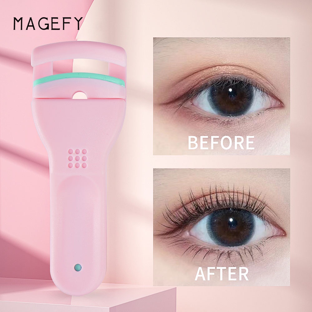 MAANGE4071 Eyelash Curler Penjepit Mudah Penjepit Bulu Mata Untuk Palsu Alami Pengeriting Alami Tahan Lama