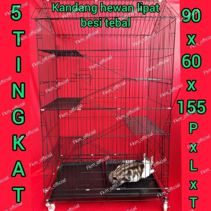 Promo Kandang Kucing Super Jumbo 5 Tingkat