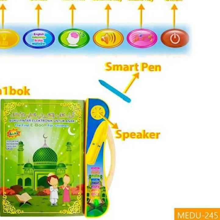 [KODE H7YPN] Mainan Edukasi Anak Usia 1 2 3 4 5 tahun Buku Anak Suara Muslim E book Bahasa