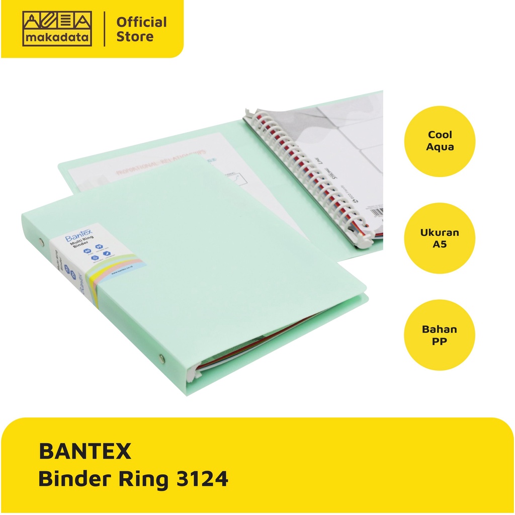 BUKU BINDER NOTE A5 BANTEX 3124 (1 PCS) MURAH