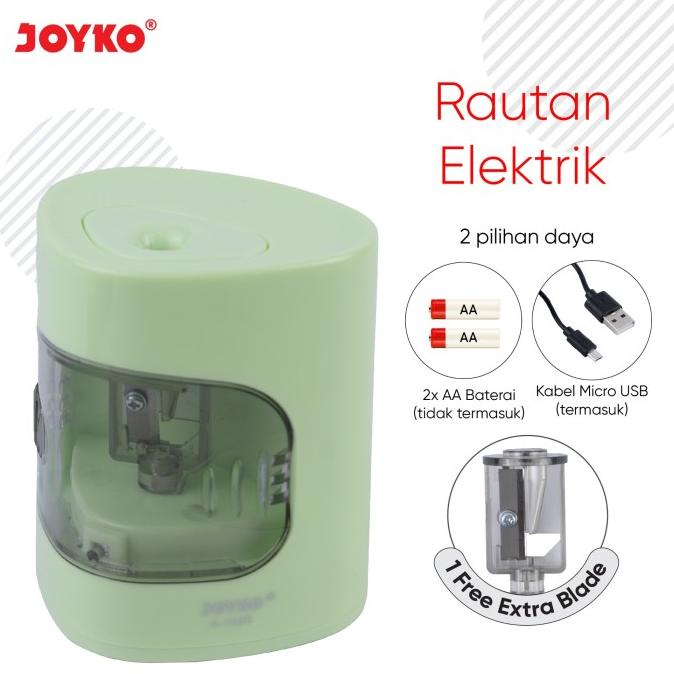 

[COD] Electric Sharpener Serutan Elektrik Joyko A-158E SALE Kode 769