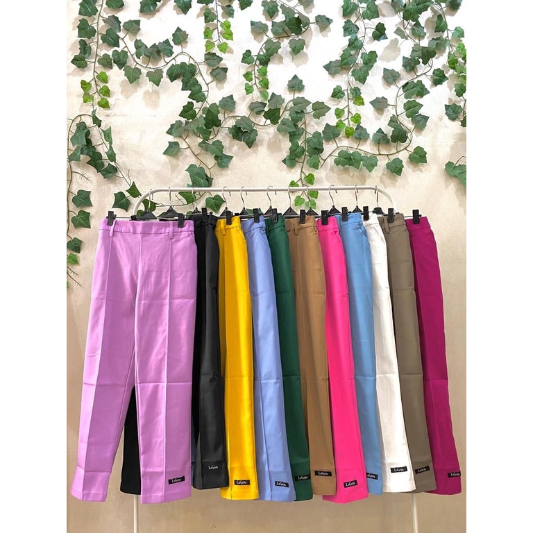 CELANA PANJANG STRETCH BAHAN ZARA BY LAGAYA FASHION ORIGINAL-CELANA PANJANG SERIES NOUREEN