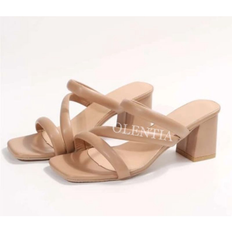 Sandal Wanita Heels tahu 5cm KL 05