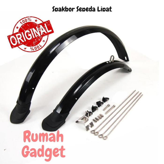 Spakbor Depan Belakang Fender Mudguard Sepeda Lipat 16 305 20 406 inch