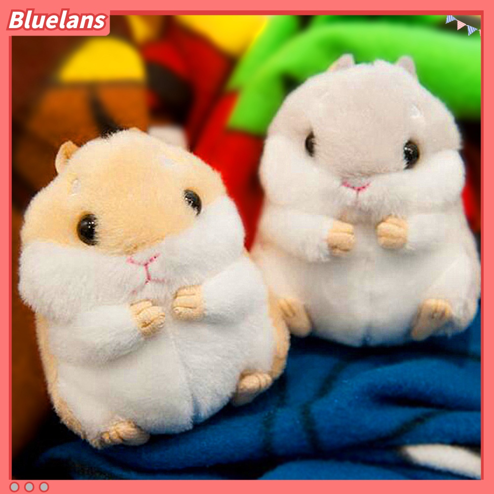 Gantungan Kunci Bentuk Hamster Bahan Plush Untuk Dekorasi Tas Tangan