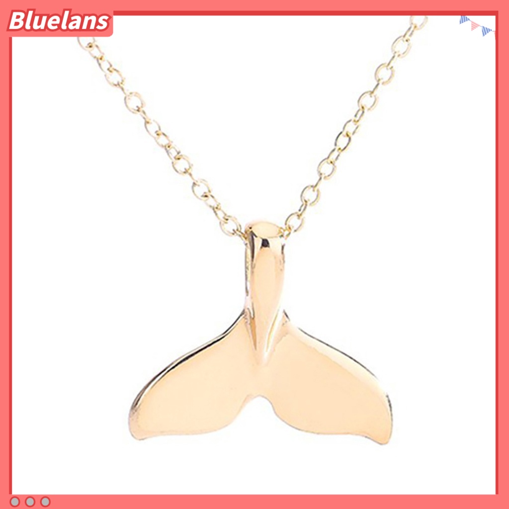 Bluelans Kalung Rantai Klavikula 2 Warna Tahan Korosi Ramah Kulit Untuk Hadiah Pesta