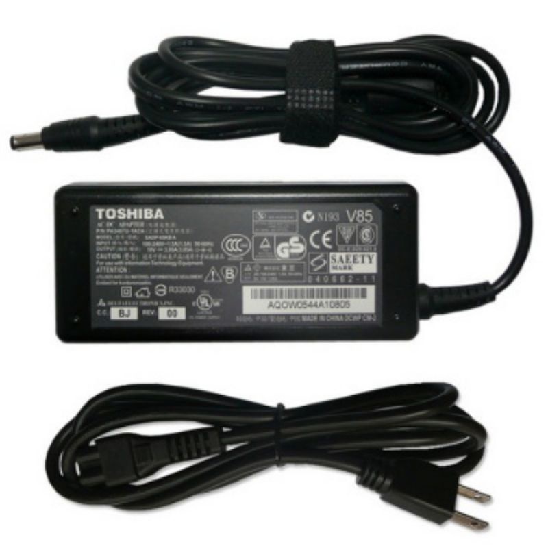 Adaptor Charger Toshiba 19V 2.37A colokan kuning DC 5.5*1.7 mm