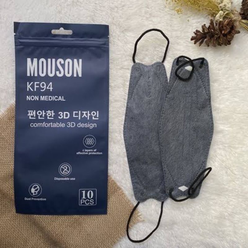 Masker Kf94 Mouson Blue Jeans Isi 50 Pcs