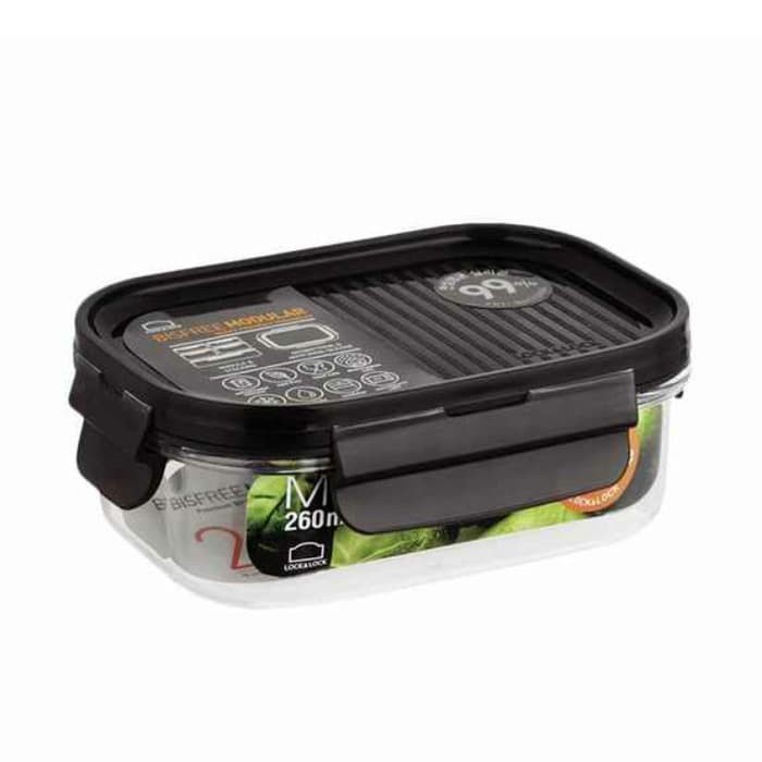 

LOCK & LOCK LBF 401 BISFREE MODULAR RECTANGULAR 260 ML