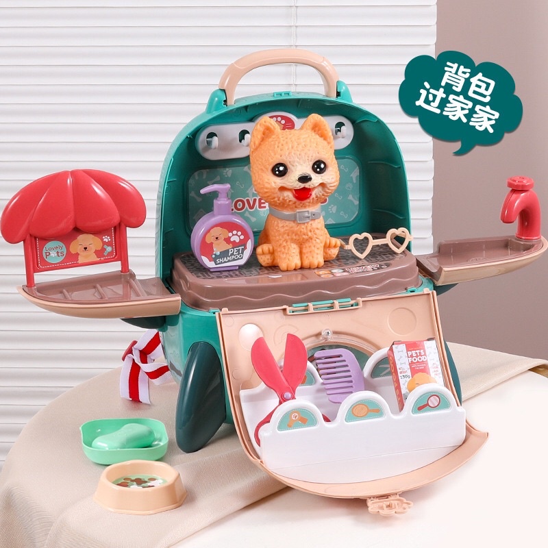 READY STOCK Mainan Tas Ransel Kitchen Set / Backpack Animal Toys