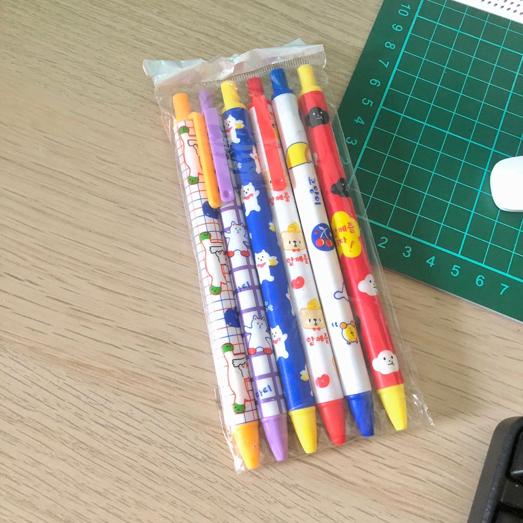 6 Pcs Pena Pulpen Set GMALL ST0078