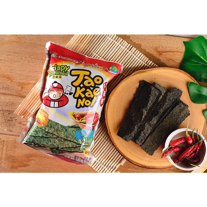 TAO KAE NOI CRISPY SEAWEED TKN crispy Original / Spicy 15 Gram