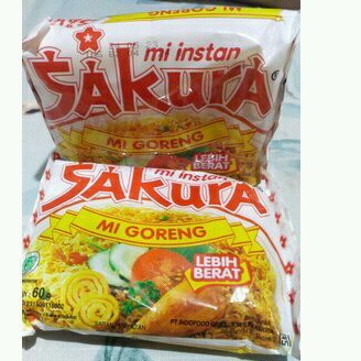 

Mie Sakura/Mie Goreng Sakura Berat 60gram