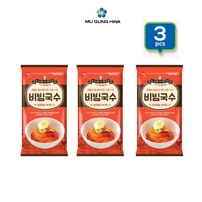 

Sempio Spicy Cold Noodle - Bibim-Guksu135gr X3Pcs