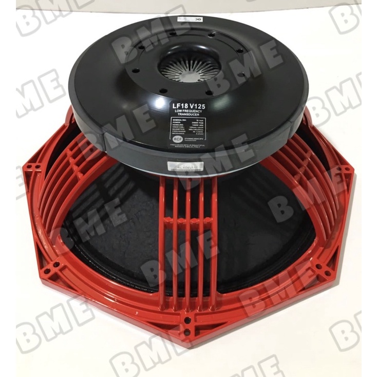SPEAKER KOMPONEN RCF LF18V125 SUB 18 INCH LF18 V125 VC 5IN LF 18 V 125