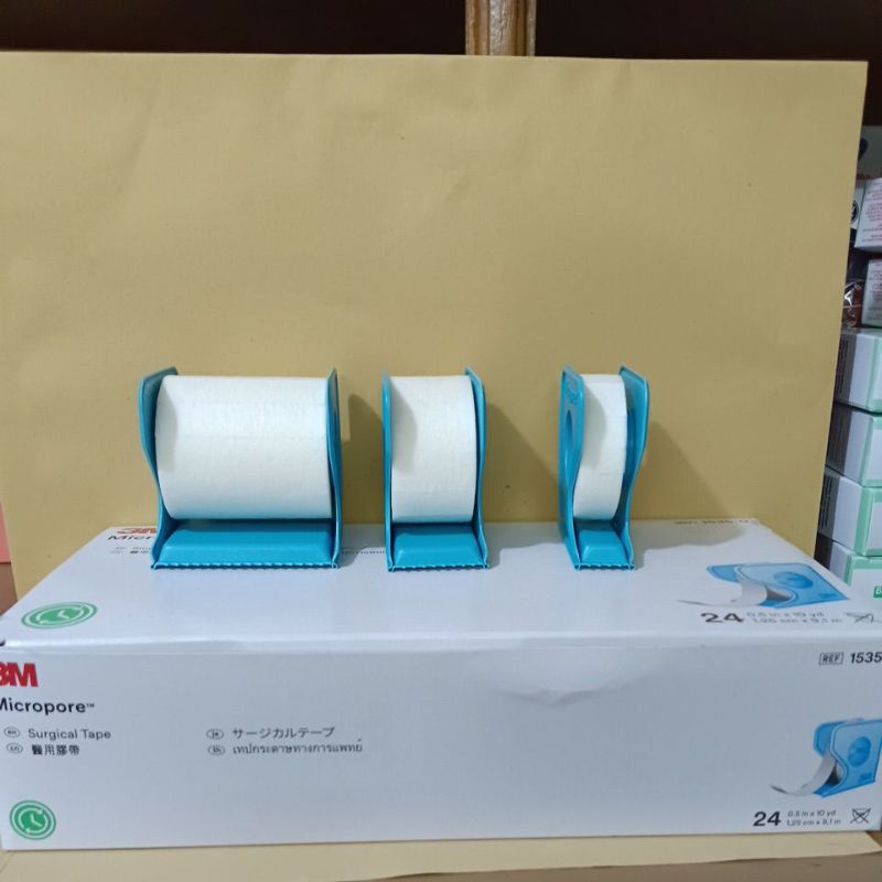Micropore / 3M / plester putih pembalut luka / roll ecer