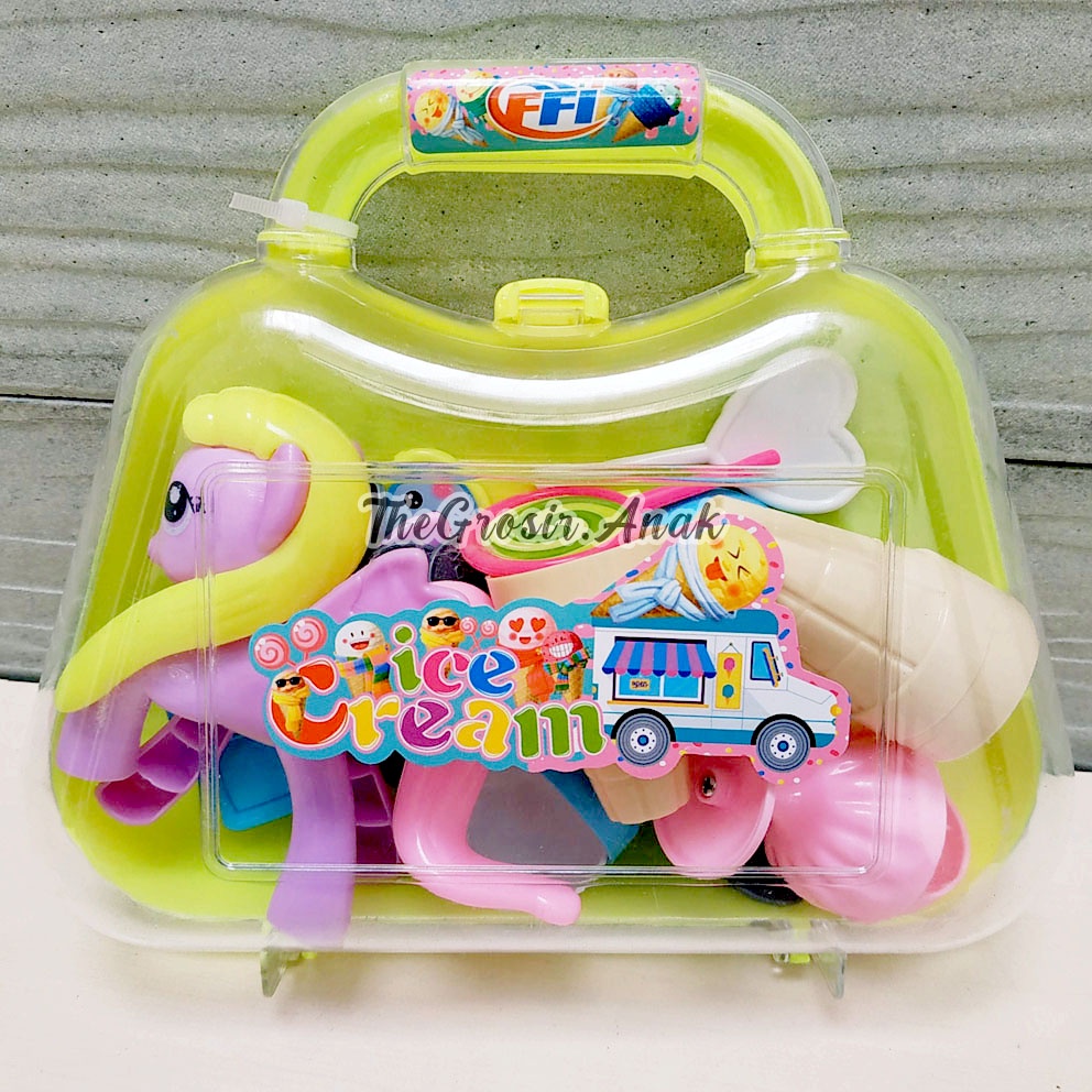 Ice Cream Little Pony Koper FH211 Mainan Masak-masakan Permen Es Krim