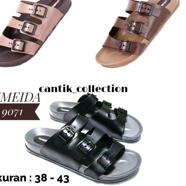 NEW ARRIVAL  7.7 Sandal Pria Yumeida (Ban 3) 9071 L - Sandal Slop Pria Yumeida 9071L-Sandal Santai P