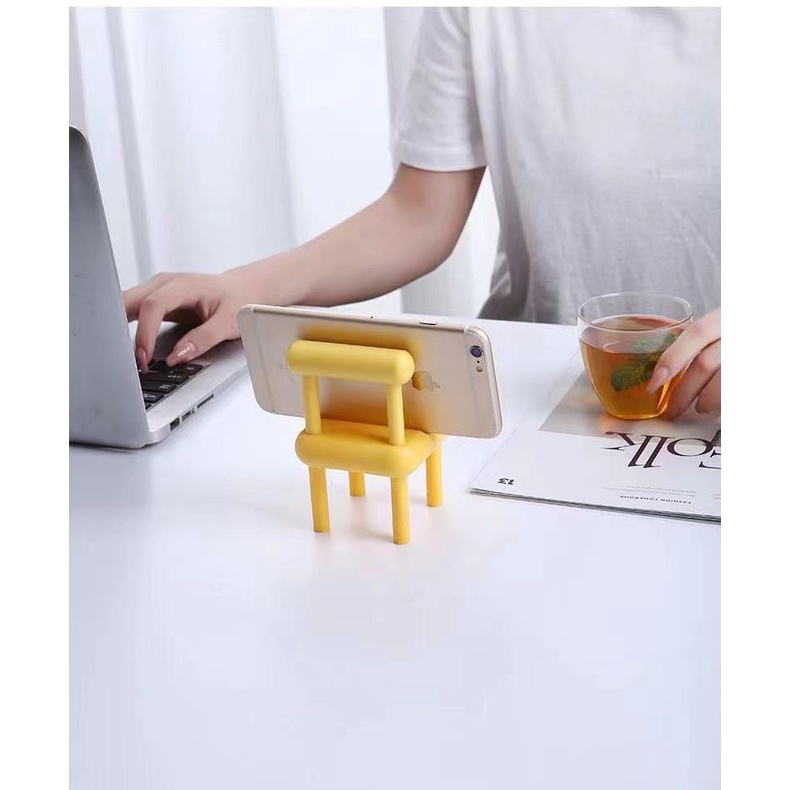Multi Stand KURSI Dudukan Hp Universal BI-2030 Bench Holder Colorful Holder Lipat For Smartphone