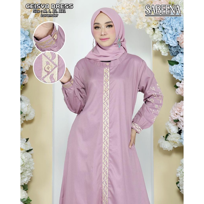 Gamis Katun Toyobo Bordir Premium//Gamis madina jumbo model terbaru!!