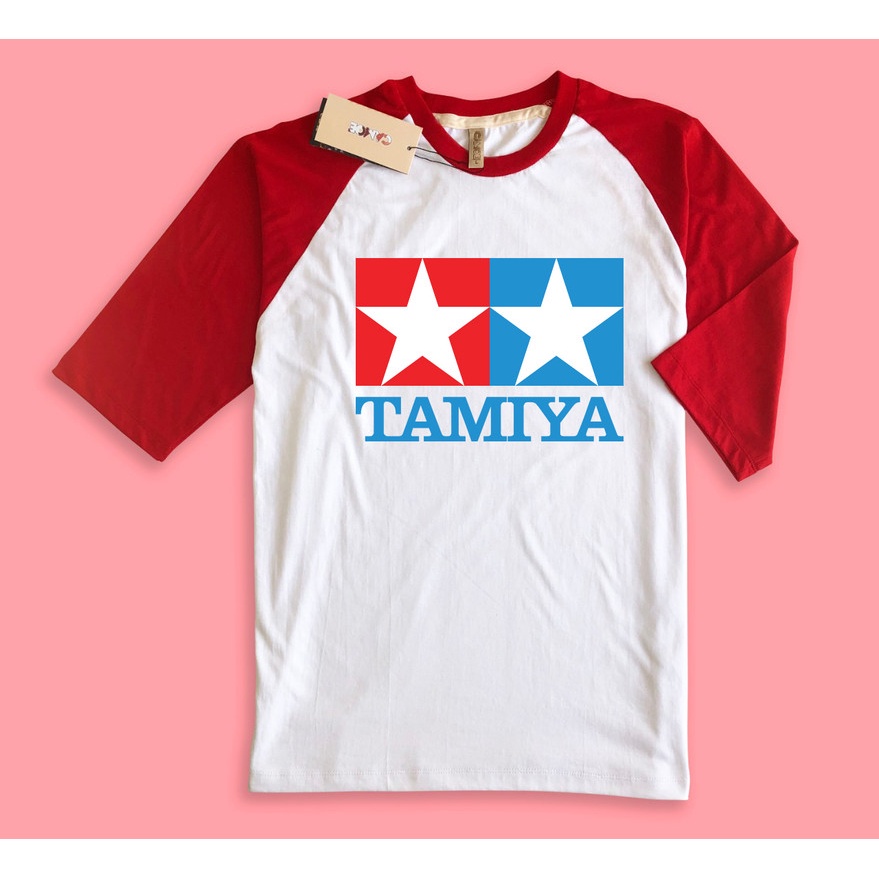 Kaos Raglan Tamiya Logo