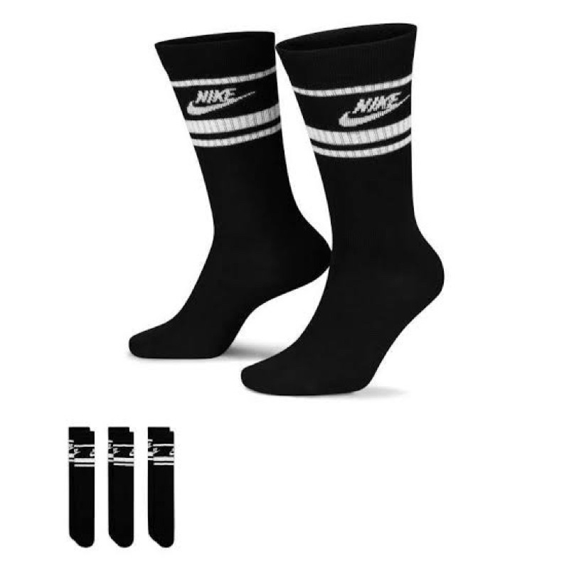 Kaos Kaki NIKE Sportswear Everyday Essential Crew Socks Original