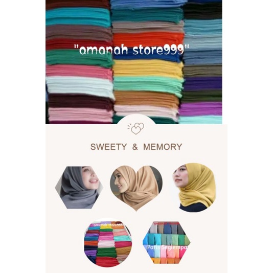 Hijab Paris Termurah adem Halus kain Jatuh