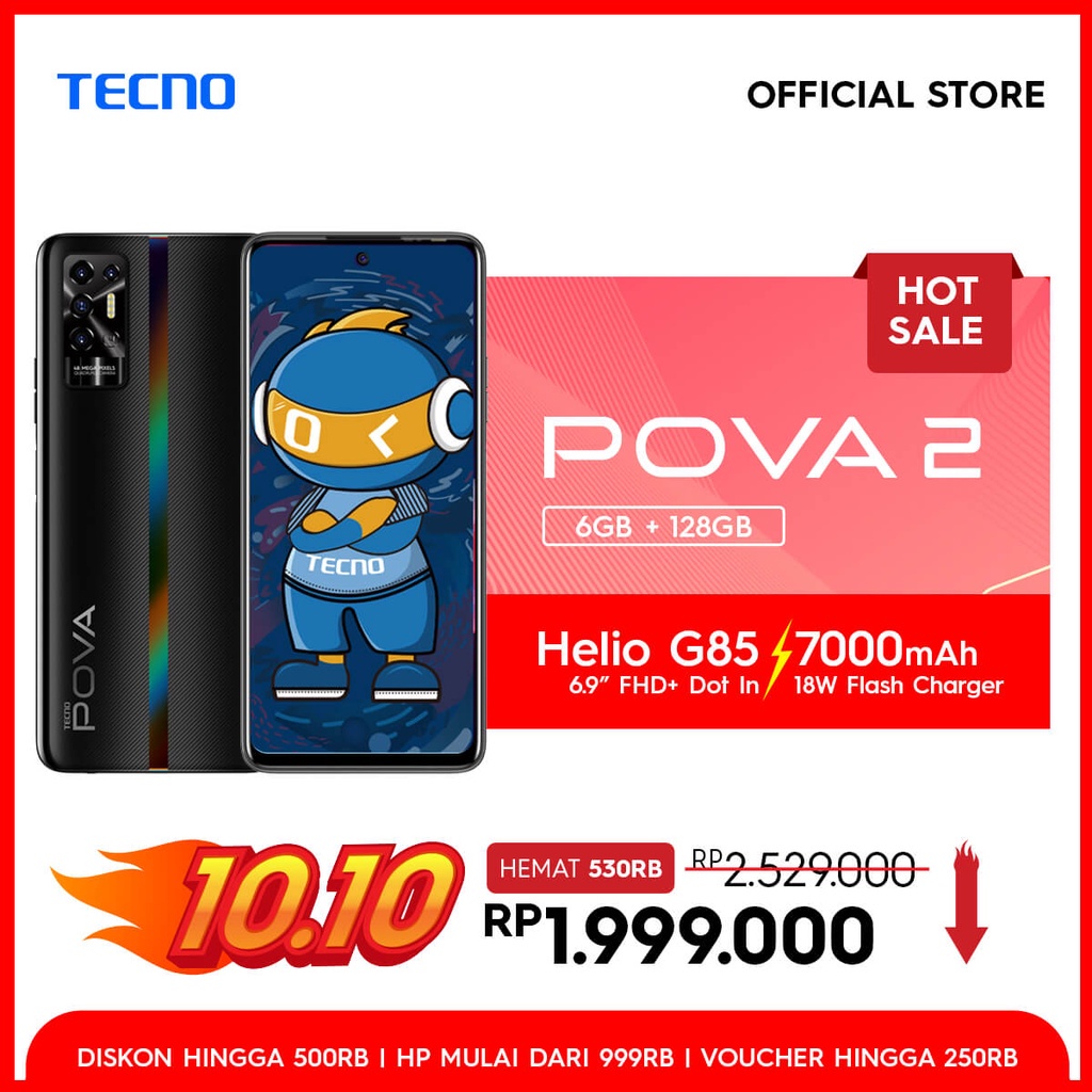 tecno pova 2 6/128