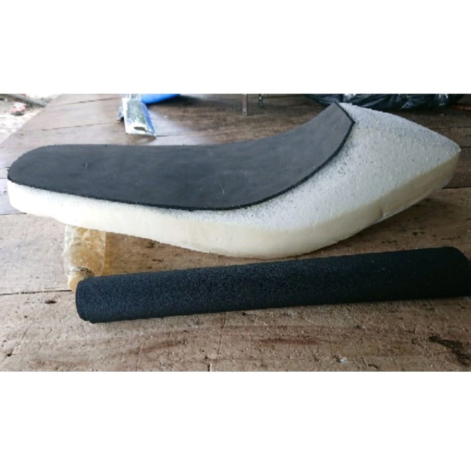 Spon matras kulit amplas  modifikasi roadrace untuk semua jenis motor beat - vario - fizr - vega r l