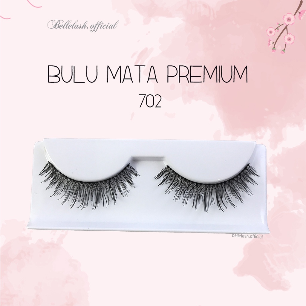 702 Bulu Mata Palsu Handmade Natural False Eyelash Eye Lashes Premium Series