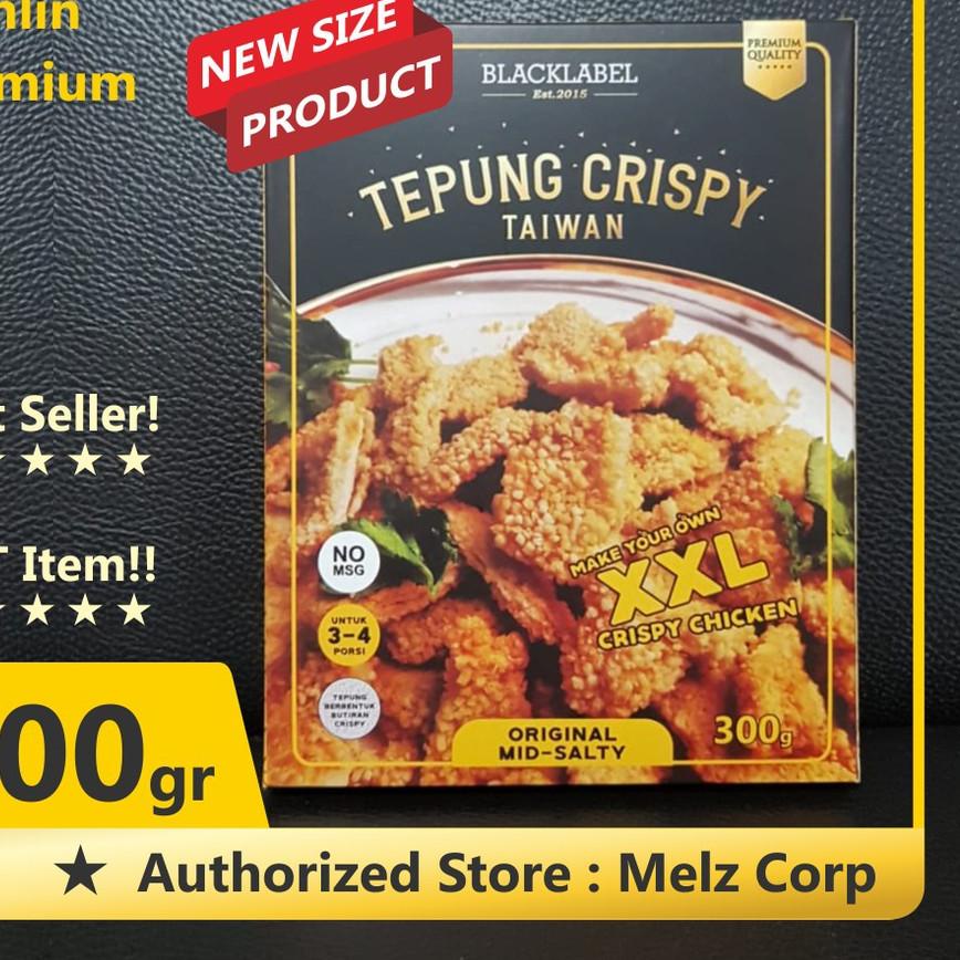 

Original Blacklabel 300gr Tepung Crispy Taiwan Shihlin serbuuu !