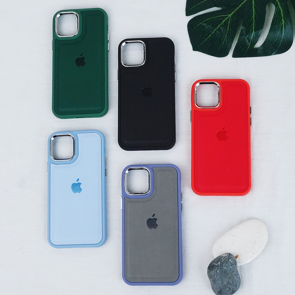 CASE IPHONE 14 14 PRO MAX 13 PRO 13 13 PRO MAX 12 12 PRO MAX 11 11 PRO 11 PRO MAX 7+ 8+ 7 8 X XR XS MAX SOFTCASE KULIT CHROME